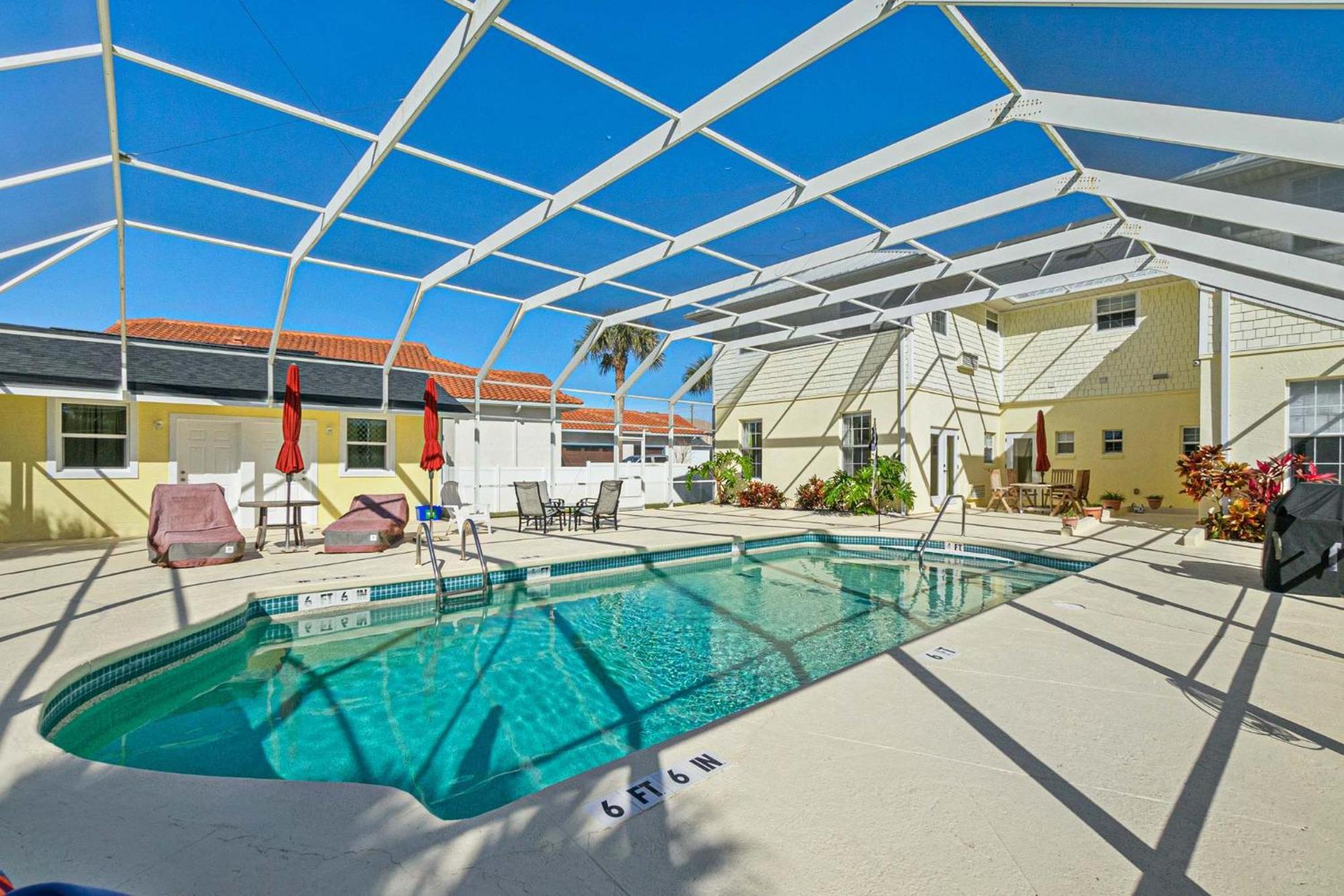 Flagler Beach Bed And Breakfast Pool Bbq Suite מראה חיצוני תמונה