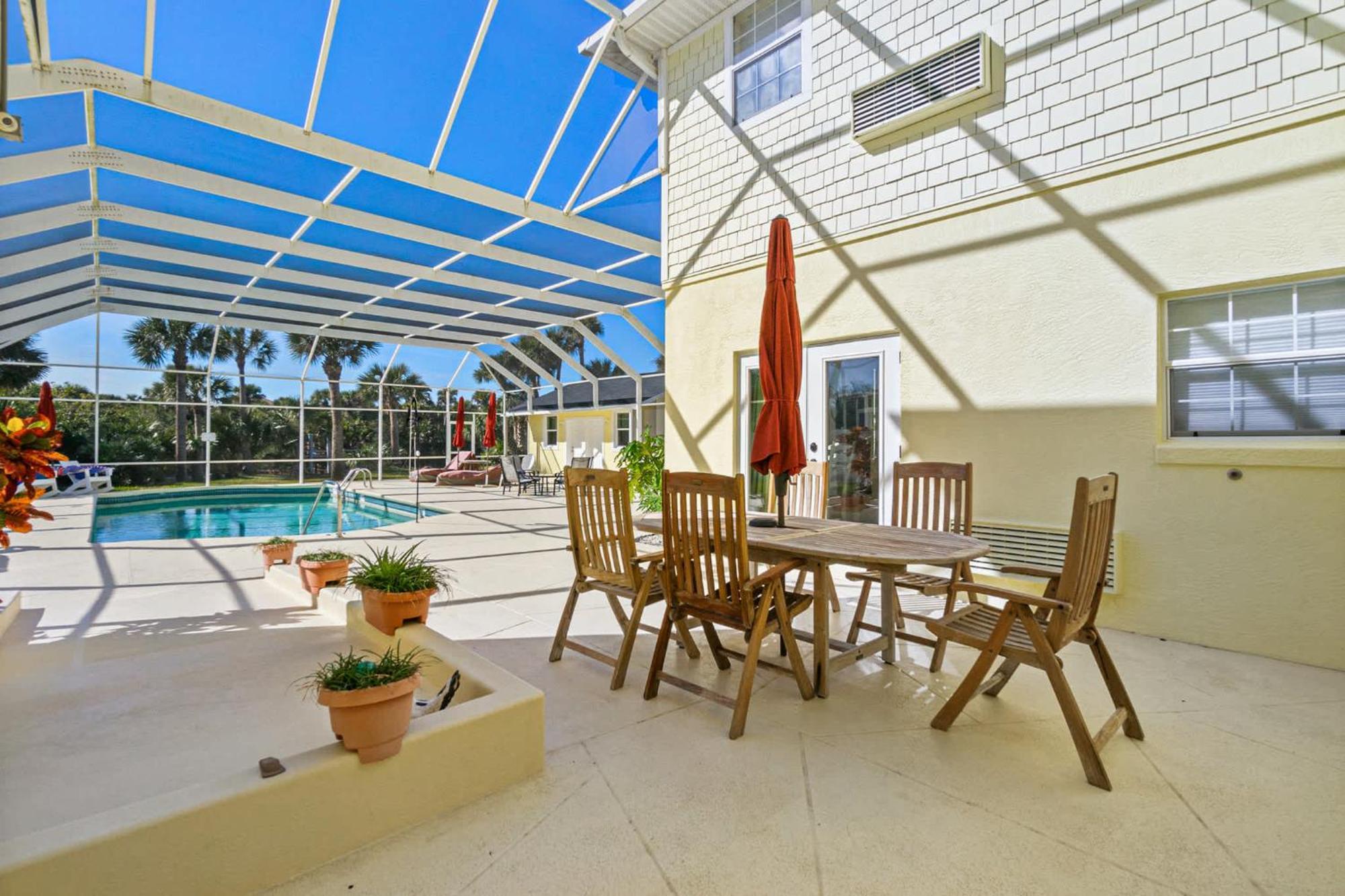 Flagler Beach Bed And Breakfast Pool Bbq Suite מראה חיצוני תמונה