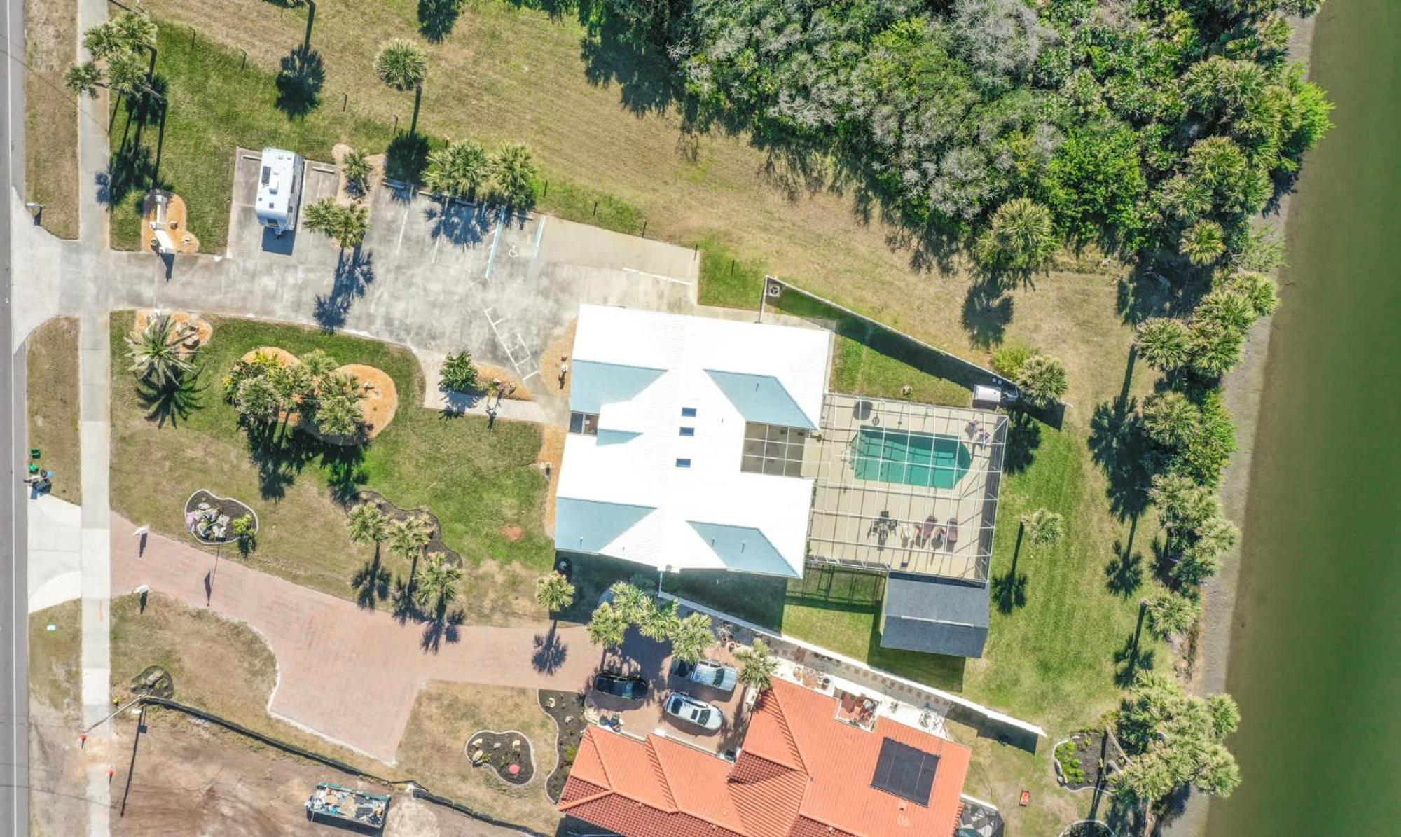 Flagler Beach Bed And Breakfast Pool Bbq Suite מראה חיצוני תמונה