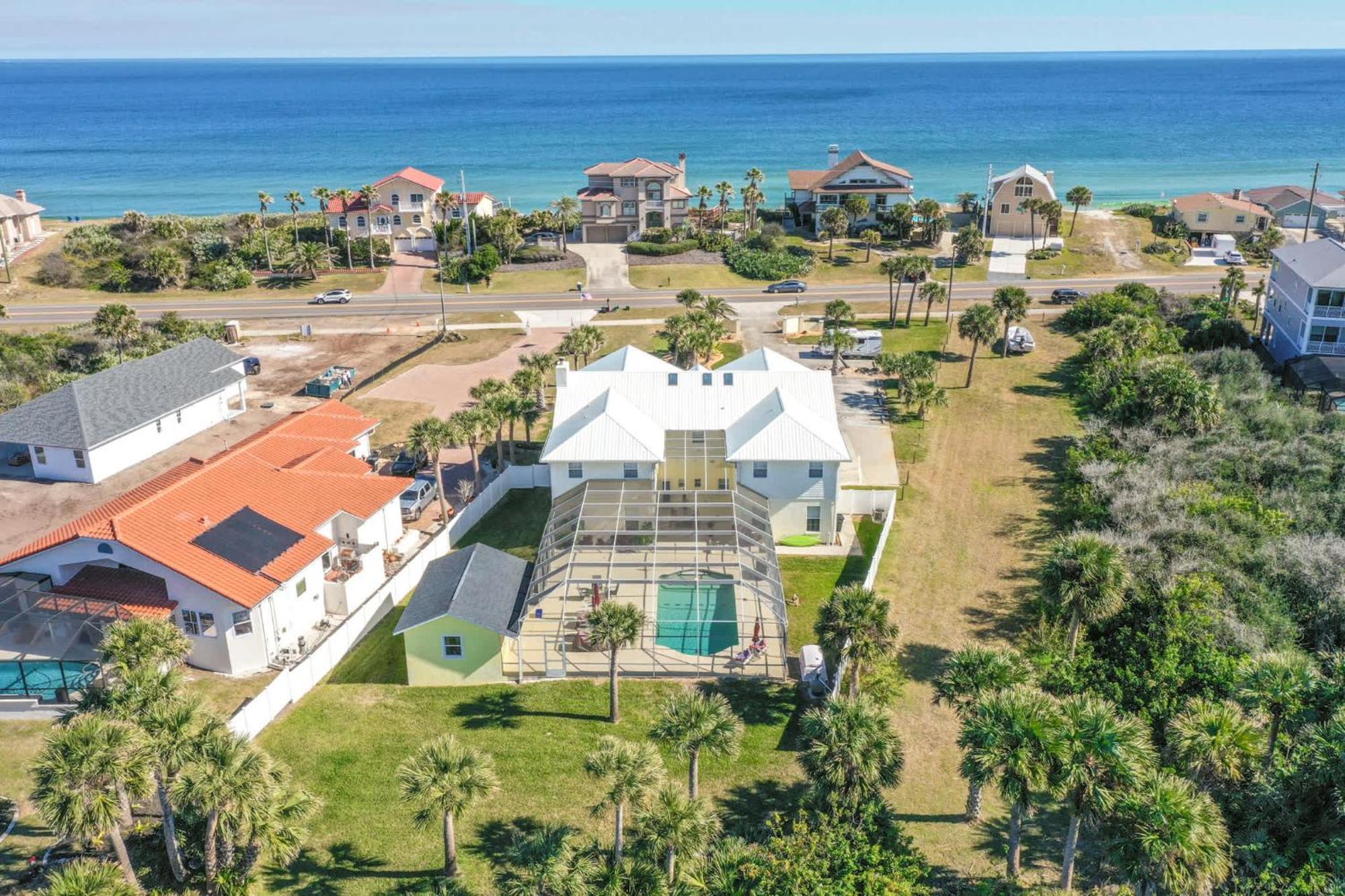 Flagler Beach Bed And Breakfast Pool Bbq Suite מראה חיצוני תמונה